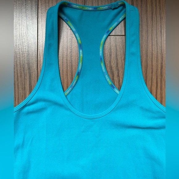 LULULEMON Vintage Cool Racerback turquoise size 4 - Picture 4 of 7